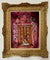 "Door Bitches at the Temple" 2024. Vintage frame.