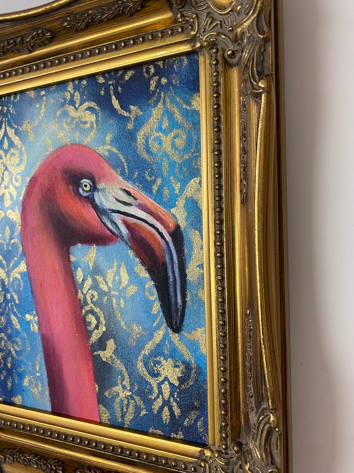 Flamingo on Blue 2023