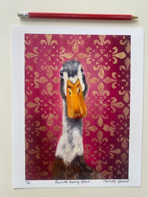 Forever loving Dean, 8x10 inch portrait print