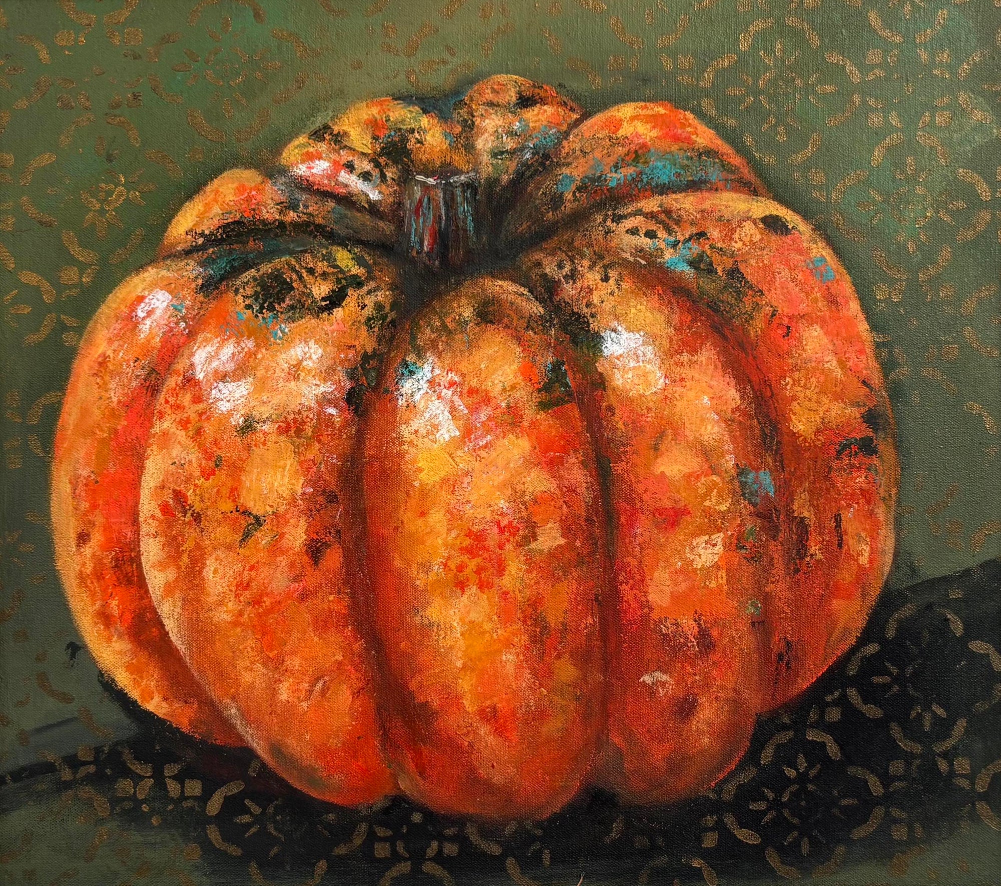 My little Pumpkin, Pumpkin Painting Vintage frame 2026