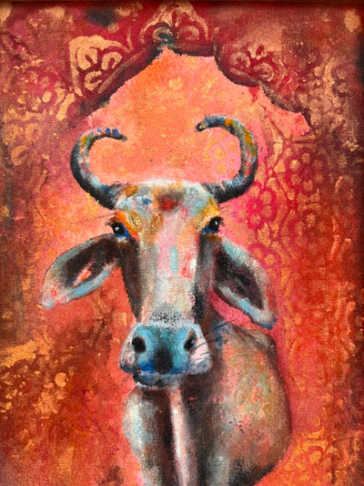 Old Dry and Gorgeous, 2026 Painting in Vintage gold Frame