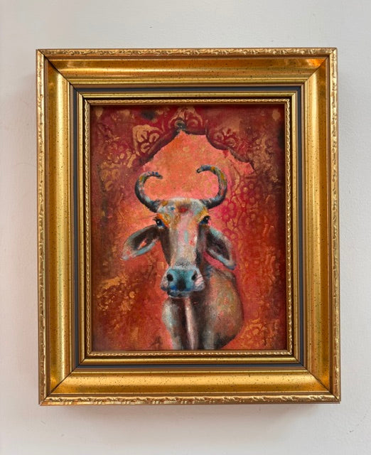 Old Dry and Gorgeous, 2026 Painting in Vintage gold Frame