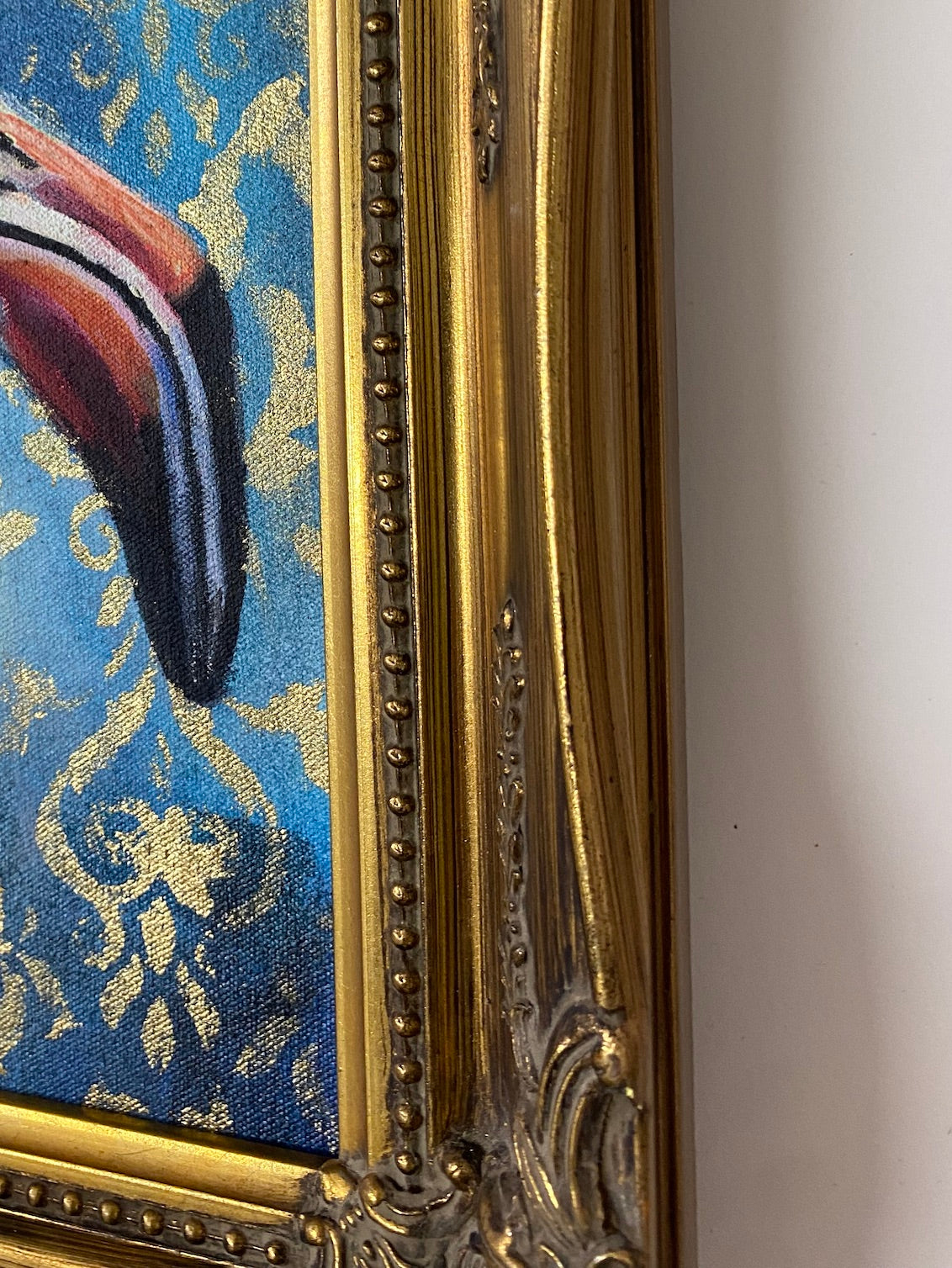 Flamingo on Blue 2023