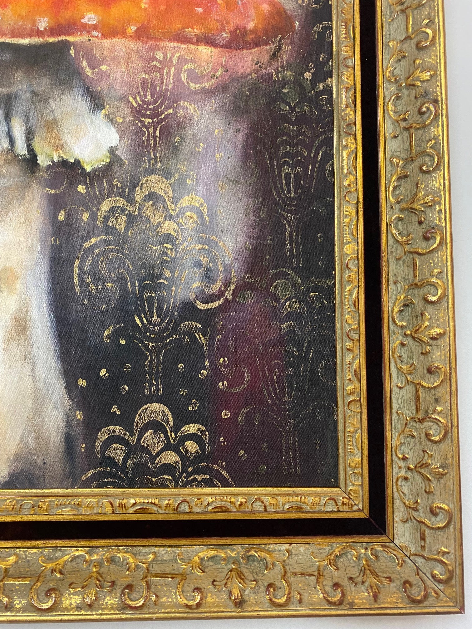 Fly Agaric Mushroom, Vintage frame 2023