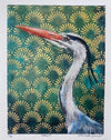 Heron, 8x10 inch portrait print