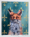 The original Sly Foxy Portrait, 8x10 inch print