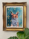 The original Sly Foxy Portrait, 8x10 inch print