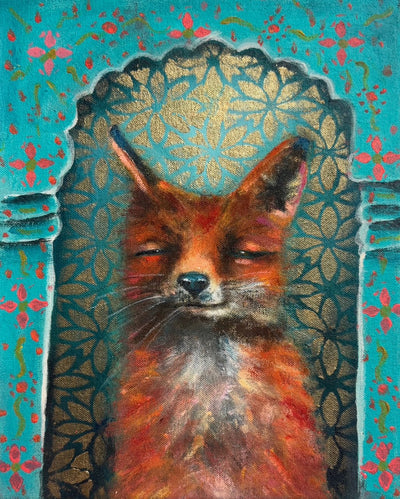 Sly Foxy goes to Pushkar. 2025 Vintage frame.