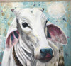  Original Painting. Rescue Cow From Dakshin Vrindavan Sanctuary. 110x120cm.