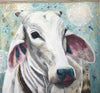 Original Painting. Rescue Cow From Dakshin Vrindavan Sanctuary. 110x120cm.