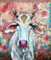 Nandi is a rescue bull from Animal Aid Unlimited in Udaipur, Rajasthan India.  I met Nandi during my visit to Animal Aid where I volunteered for a week with my daughter in March 2019. We spent a very magical week there during which time I took some photographs that formed the inspiration for this painting.