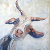 A limited edition giclee print of a goat